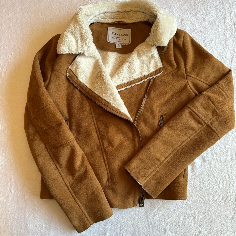 Lucky Brand Faux Fur Jacket‎ XS